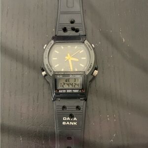 Casio Black Data Bank Watch